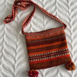 Colorful Woven Shoulder Bag